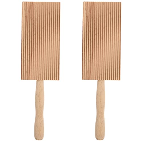 UPKOCH Buttermaker 2 Tischpaddel Maker Geformte Nudeln Natur/Utensilien Küche Tortilla Für Gnocchi Nicht- Werkzeug Taco Backen Brett H?lzerne Gnocchi- Boards. Butter von UPKOCH