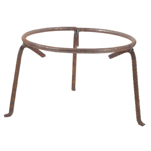 UPKOCH Camping Wok Gestell Tragbarer Topfhalter für Grillen Multifunktionales Pfannengestell für Outdoor Aktivitäten Rostfrei und für Picknick und Camping von UPKOCH