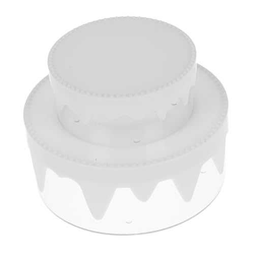 UPKOCH Doppel Layer Kuchenförmiger Aufbewahrungsbehälter Transparente für Mädchen für Schreibtisch Organizer zum Geburtstag Mini Organizer für Bastelbedarf von UPKOCH