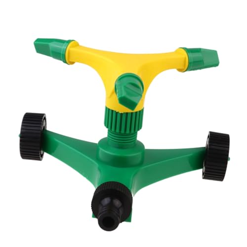 UPKOCH Dreiarms Rotationssprinkler mit Rädern Automatisches Bewässerungsset für Garten und Wassersparendes Abdeckung für Bewässerung im Außenbereich von UPKOCH