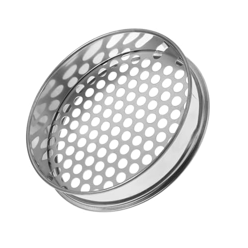 UPKOCH Edelstahl Gartensieb mit Rundloch Effizientes Bodensieb zum Schnellen Filtern von Erde und Kompost Robuster Gartensieb für Gartenarbeit und Bodenverbesserung von UPKOCH