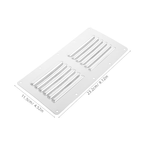 UPKOCH Edelstahl Lüftungsgitter für Außenküche Grill Feuerstelle Ventilationsabdeckung Rostfrei Langlebig Einfache Befestigung und Reinigung von UPKOCH