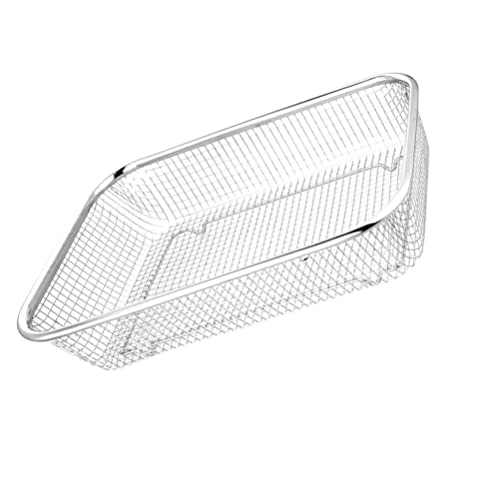 UPKOCH Edelstahl-Mesh-Korb, rechteckiges Sieb für Obst und Gemüse, Multifunktions-Küchenwerkzeug, spülmaschinenfest, 36,9 x 26,7 x 7,5 cm von UPKOCH