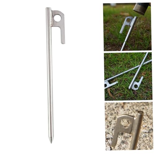 UPKOCH Edelstahl Zeltheringe Lang für Festen Halt Windstabile Erdnägel Camping Bodenanker Zeltnägel für Zelt Pavillon Garten Terrasse Outdoor UPKOCH Edelstahl Zeltheringe Lang für Festen Halt Windstabile Erdnägel Camping Bodenanker Zeltnägel für Zelt Pavillon Garten Terrasse Outdoor von UPKOCH