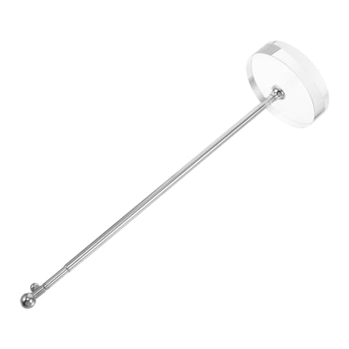 UPKOCH Edelstahl teleskop flaggenhalter für Schreibtisch Höhenverstellbarer Stabiler Desktop fahnenmast für Büro und Zuhause Robuster Tischflaggenständer mit Glas Vielseitig Anpassbar von UPKOCH