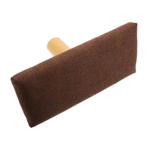 UPKOCH Ergonomischer Tragbarer Holzstuhl mit Weichem Sitzkissen Moderner Einbeiniger Meditationshocker für Gesundes Knien Yoga Gebet und Balanceübungen Geeignet für Erwachsene Ab von UPKOCH