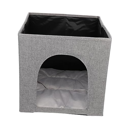 UPKOCH Faltbares Katzenhaus aus Atmungsaktiven Materialien Multifunktionale Katzenschlafstelle für Garten Kleine Sicherer Rückzugsort für Haustiere UPKOCH Faltbares Katzenhaus aus Atmungsaktiven Materialien Multifunktionale Katzenschlafstelle für Garten Kleine Sicherer Rückzugsort für Haustiere von UPKOCH
