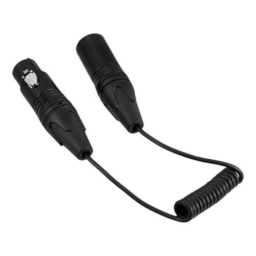 UPKOCH Flexibles Xlr Mikrofonkabel Pin Männlich zu Weiblich Ausgewogenes Audiokabel für Mixer und Aufnahme Rauscherfreie Kompakt und Tragbar für Vielseitige Anwendungen von UPKOCH