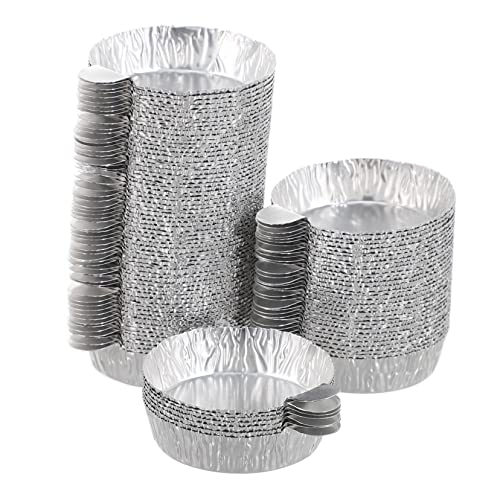 UPKOCH 100 Stücke Einweg Folie Tablett Wiegen Tabletts Griff Aluminium Folie Pfannen von UPKOCH