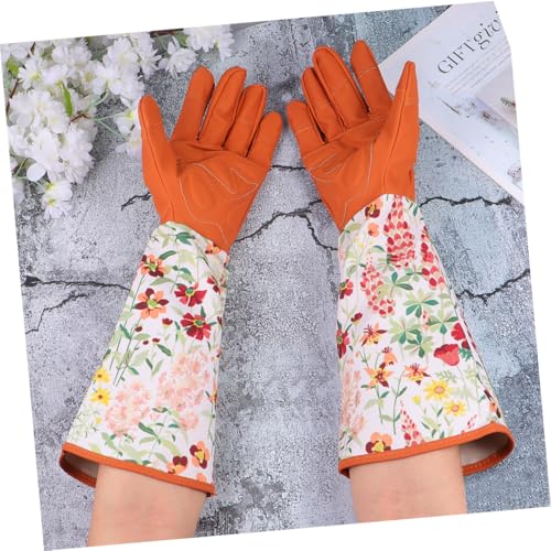 UPKOCH Gartenhandschuhe mit Langem Ärmel Strapazierfähige Atmungsaktive Arbeitshandschuhe mit Dornenschutz Flexible Garten mitts für Sicheren Schutz bei Gartenarbeiten Braun UPKOCH Gartenhandschuhe mit Langem Ärmel Strapazierfähige Atmungsaktive Arbeitshandschuhe mit Dornenschutz Flexible Garten mitts für Sicheren Schutz bei Gartenarbeiten Braun von UPKOCH