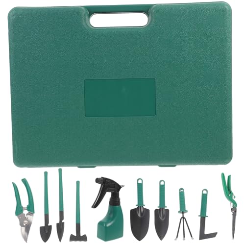 UPKOCH Gartenwerkzeug Set Teilig mit Aufbewahrungstasche Schaufel Rechen Blumenschneider und Sprühgerät für Effektives Gärtnern Ergonomisches Design Leicht und Tragbar von UPKOCH