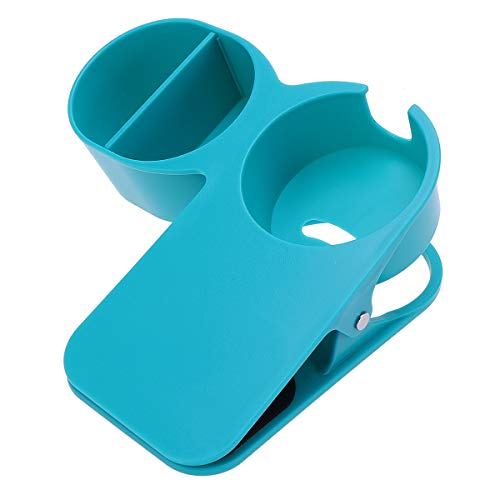 UPKOCH Getränkehalter Clip Tisch Tisch Seite Flaschenhalter Ständer Kaffee Tasse Halter Halter Halter Halter für Büro Zuhause, blau von UPKOCH