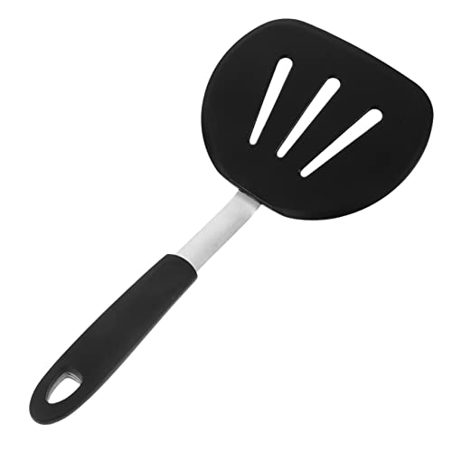 UPKOCH Silikon Wok Spatel Hitzebeständig Ergonomisch Schwarz Antihaft Küchenhelfer Für Haushalte Für Pfannen Und Wok von UPKOCH