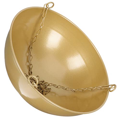 UPKOCH Hängender Blumenampel Kleiner für Innen und Außendekoration Robust und Wetterbeständig für Pflanzen und Garten Goldfarbe UPKOCH Hängender Blumenampel Kleiner für Innen und Außendekoration Robust und Wetterbeständig für Pflanzen und Garten Goldfarbe von UPKOCH