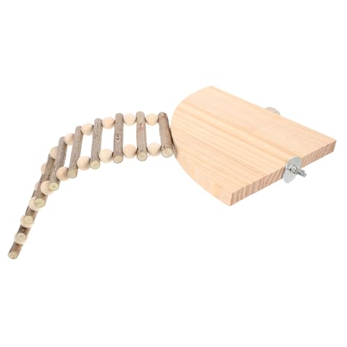 UPKOCH Hamster Holz Kletterplattform mit Leiter Gemütliche Ruhezone und Spielbereich für Zwerghamster Meerschweinchen und Kleintiere Pflegeleichtes Zubehör für Käfige Natürliches UPKOCH Hamster Holz Kletterplattform mit Leiter Gemütliche Ruhezone und Spielbereich für Zwerghamster Meerschweinchen und Kleintiere Pflegeleichtes Zubehör für Käfige Natürliches von UPKOCH