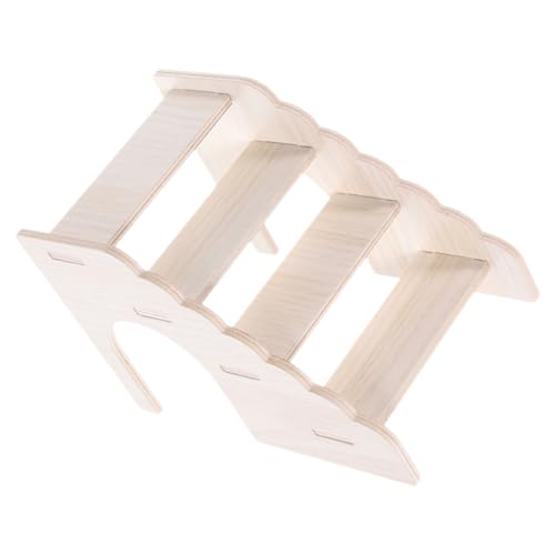 UPKOCH Hamster Käfig Leiter aus Holz Stabile Kletterleiter für Kleine Haustiere Einfache Glatte Oberfläche Geeignet für Hamster und Meerschweinchen Langlebiges Kleintier von UPKOCH