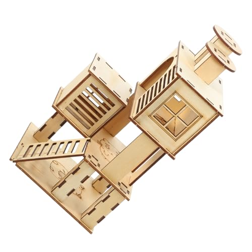 UPKOCH Hamster Kletterplattform aus Robustem Holz Langlebiger Spielplatz und Versteck für Kleintiere Leiter und Rutsche Geeignet für Zwerghamster und Kleine Haustiere im Käfig UPKOCH Hamster Kletterplattform aus Robustem Holz Langlebiger Spielplatz und Versteck für Kleintiere Leiter und Rutsche Geeignet für Zwerghamster und Kleine Haustiere im Käfig von UPKOCH