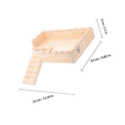UPKOCH Hamster Plattform Holz mit Leiter Langlebiges Kleintier Kletterbrett Glatt Polierte Oberfläche Einfach zu Montieren Geeignet für Meerschweinchen Hamster Rennmäuse und Papageien UPKOCH Hamster Plattform Holz mit Leiter Langlebiges Kleintier Kletterbrett Glatt Polierte Oberfläche Einfach zu Montieren Geeignet für Meerschweinchen Hamster Rennmäuse und Papageien von UPKOCH