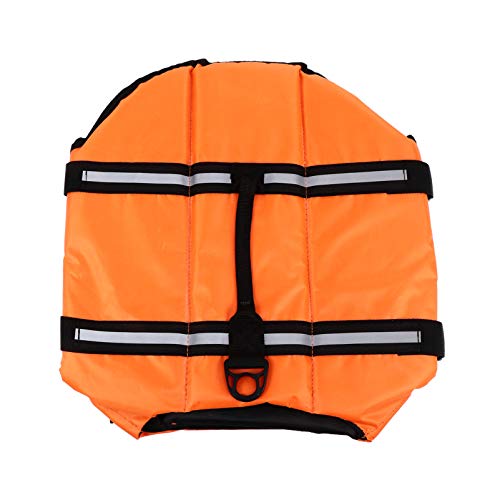 UPKOCH Hunde Schwimmweste für Welpen Reflektierende Rettungsweste für Pool Strand und Bootfahren Leuchtendem Orange Praktische und Strapazierfähige Schwimmhilfe für Kleine und von UPKOCH