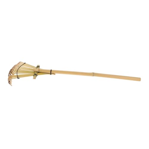 UPKOCH Japanischer Gartenrake Kleiner Handrechen Sandrechen Für Den Garten Rechen Für Rasen Bodenlösen -rechen Rasen Rechen Gartenrechen Klein Rechen Für Gartengeräte Hellgrün Bambus von UPKOCH