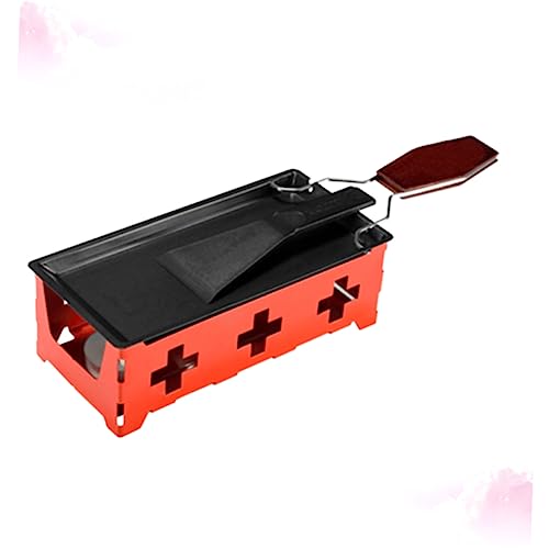 UPKOCH Käsegrill Satz Kleiner Antihaft Grillpfanne Mit Holzgriff Tragbares Backgeschirr Für Camping Und Küche Rotes Herdregal Inklusive Spatel Für Raclette Und Omelette UPKOCH Käsegrill Satz Kleiner Antihaft Grillpfanne Mit Holzgriff Tragbares Backgeschirr Für Camping Und Küche Rotes Herdregal Inklusive Spatel Für Raclette Und Omelette von UPKOCH