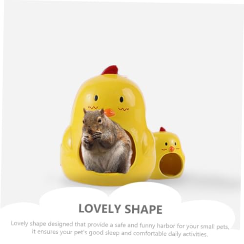 UPKOCH Keramik Hamsterversteck Kleintiernest Cartoon Design Kleintierhaus Schlafplatz für Hamster und Kleine Haustiere Robustes Leicht zu Reinigendes Keramikschlafhaus für Hamster und UPKOCH Keramik Hamsterversteck Kleintiernest Cartoon Design Kleintierhaus Schlafplatz für Hamster und Kleine Haustiere Robustes Leicht zu Reinigendes Keramikschlafhaus für Hamster und von UPKOCH