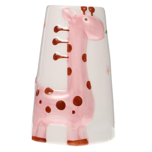 UPKOCH Keramik Wasserflaschenhalter für Kleintiere Stabiles Flaschenregal für Hamster und Kaninchen Polierte Oberfläche Sicheres Trinkflaschenständer Platzsparend und rutschfest Rosa von UPKOCH