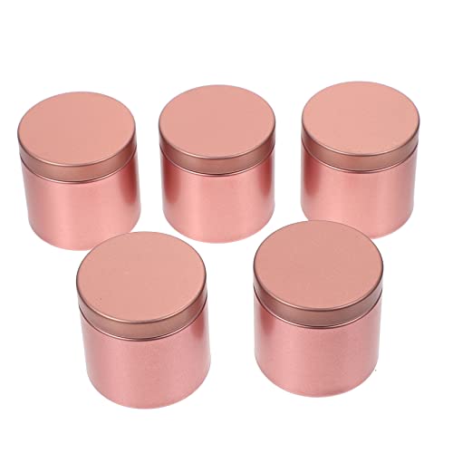 UPKOCH Leicht Und Tragbar 5 Stück Weißblechdosen Runde Tee-aufbewahrungsbehälter Metalldeckel Leicht Zu Reinigen Für Craft Teedose Loseblatt-teedose UPKOCH Leicht Und Tragbar 5 Stück Weißblechdosen Runde Tee-aufbewahrungsbehälter Metalldeckel Leicht Zu Reinigen Für Craft Teedose Loseblatt-teedose von UPKOCH