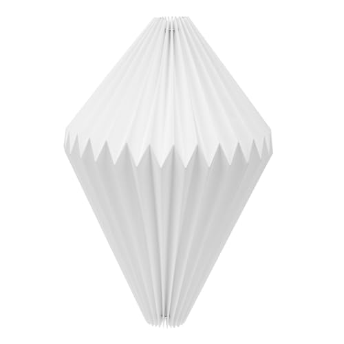 UPKOCH Lampenschirm geschenke für den einzug hängelampe room decoration leuchtschild Hausdekoration chandelier schatt Origami Papierlaterne Kronleuchter aus Papier Zubehör schmücken Weiß von UPKOCH