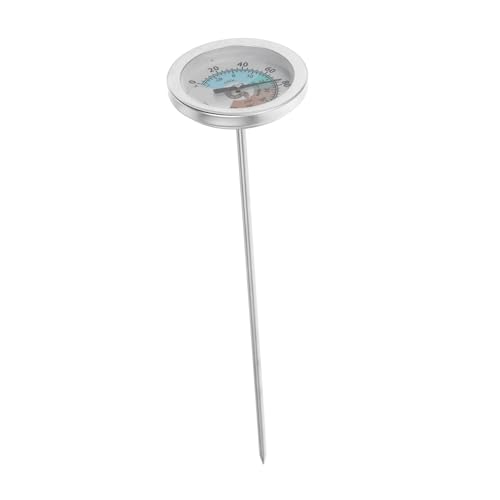 UPKOCH Langes Kompostboden Thermometer für Gartenarbeiten Präzises Bodenthermometer Fahrenheit und Celsius für Pflanzenpflege und Gartentests von UPKOCH