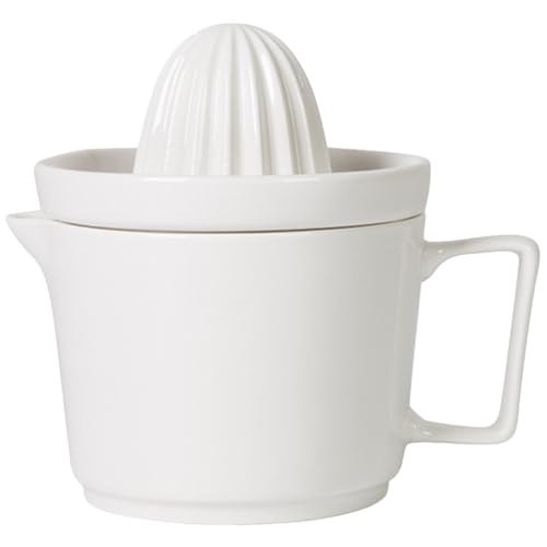 UPKOCH Manuelle Entsafter Tasse Zitronenpresse Weiße Keramik Grapefruit von UPKOCH