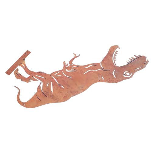 UPKOCH Metall Dinosaurier Gartenfigur Wetterfest Langlebig Outdoor Gartendekor für Terrasse Grünfläche Vielseitig Einsetzbar Geschenkidee für Dinosaurier Fans UPKOCH Metall Dinosaurier Gartenfigur Wetterfest Langlebig Outdoor Gartendekor für Terrasse Grünfläche Vielseitig Einsetzbar Geschenkidee für Dinosaurier Fans von UPKOCH