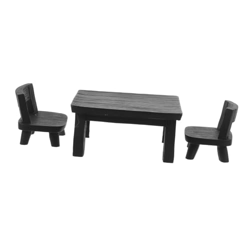 UPKOCH Micro Landscape Miniatur Möbel Set Resin Tisch Stühle Schwarz Miniatur Dekoration für Garten DIY Puppenhaus Zubehör Realistisch Einfache UPKOCH Micro Landscape Miniatur Möbel Set Resin Tisch Stühle Schwarz Miniatur Dekoration für Garten DIY Puppenhaus Zubehör Realistisch Einfache von UPKOCH