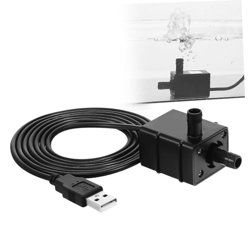 UPKOCH Mini USB Tauchpumpe Wasserpumpe mit Hoher Saugleistung Langlebig aus Robustem Kunststoff Vielseitig für Aquarium Katzenbrunnen und Zimmerbrunnen Geeignet von UPKOCH