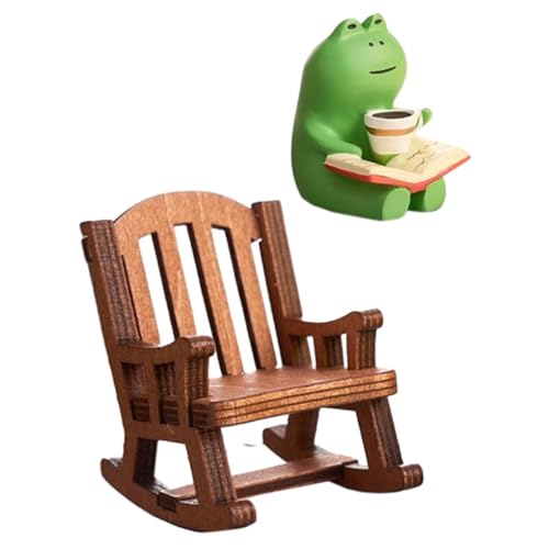 UPKOCH Miniatur Froschfigur Stuhl Harz für Garten Tisch Lustige Deko für Freunde Familie als Wetterfest und Farbenfroh UPKOCH Miniatur Froschfigur Stuhl Harz für Garten Tisch Lustige Deko für Freunde Familie als Wetterfest und Farbenfroh von UPKOCH