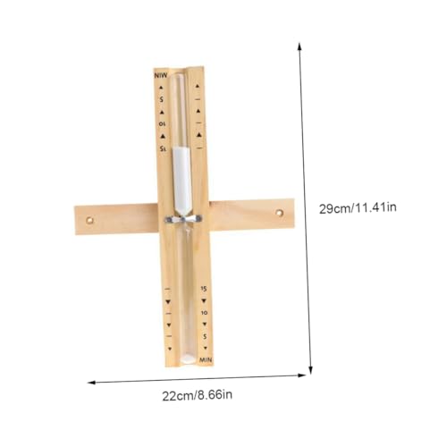 UPKOCH Minuten Sauna Sanduhr Wandmontage Drehbar Badezimmer Timer Saunazubehör Präzise Langlebig Edles Design für Sauna von UPKOCH
