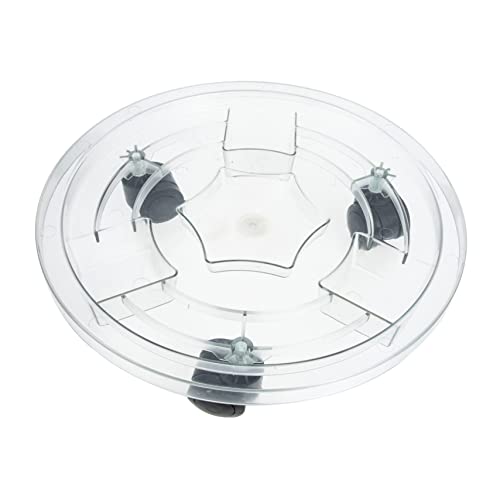 UPKOCH Movierbarer Pflanzenständer mit Robuster Kunststoff Pflanzentopf Untersetzer Runder Garten Blumentopf Dolly für Große Übertöpfe Bodenschonend und Langlebig von UPKOCH