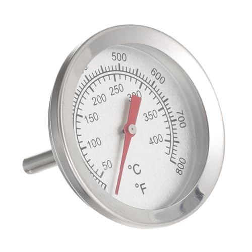 UPKOCH Ofenthermometer Edelstahl mit Großem Display Bbq Grill Thermometer Präzises Temperaturmessgerät für Backofen und Gasgrill Kompaktes Küchenzubehör Einfach Ablesbar Stabiles von UPKOCH