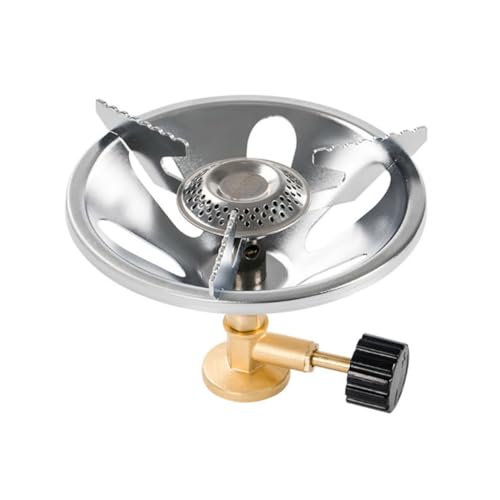 UPKOCH Outdoor Camping Gaskocher Brenner aus Kupfer mit Edelstahlhalterung Winddicht und Robust Piezozündung für Wandern Picknick und Outdoor küche Langlebiger Mobiler Kocher für UPKOCH Outdoor Camping Gaskocher Brenner aus Kupfer mit Edelstahlhalterung Winddicht und Robust Piezozündung für Wandern Picknick und Outdoor küche Langlebiger Mobiler Kocher für von UPKOCH