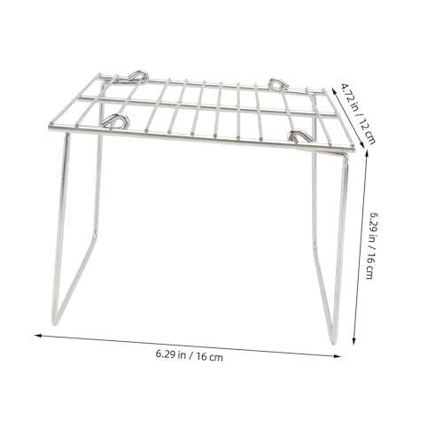 UPKOCH Outdoor Camping Grillrost aus Langlebig Leicht zu Reinigen Tragbarer Grillständer für Picknick und Barbecue Barbecue Zubehör von UPKOCH