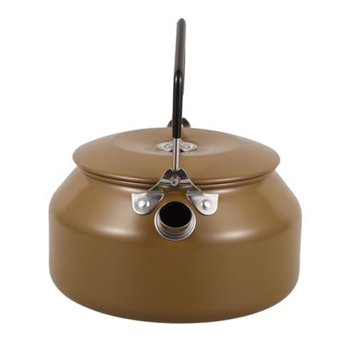 UPKOCH Outdoor Camping Wasserkocher Tragbarer Kochkessel für Tee und Kaffee Leicht und Langlebig für Camping und Outdoor Aktivitäten von UPKOCH
