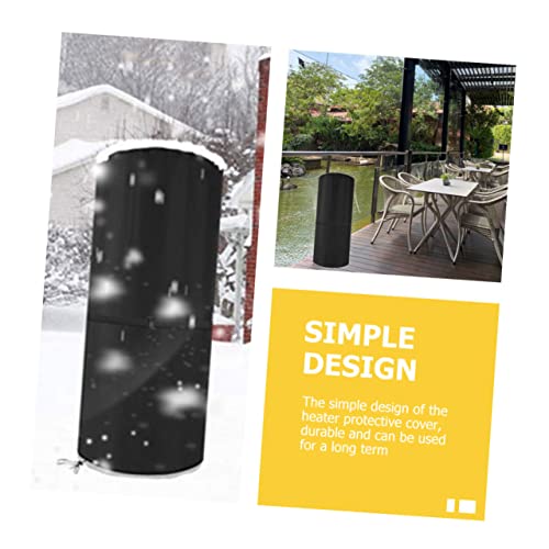 UPKOCH Outdoor Heizstrahler Schutzhülle aus Reißfestem Oxford Gewebe Wetterfeste UV Beständige Heizpilz Abdeckplane mit Verstellbarem Kordelzug Winddicht Passend für Freistehende von UPKOCH