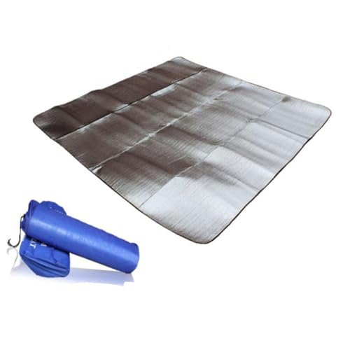 UPKOCH Outdoor Isomatte Camping Dampfdicht Aluminiumfolie Picknickdecke Leicht Faltbar Für Zelten Wandern Strand von UPKOCH