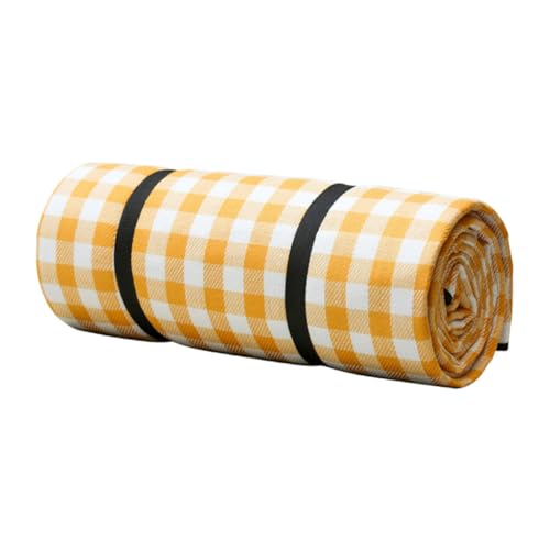 UPKOCH Outdoor Picknickdecke wasserdichte Strandmatte Faltbare Campingdecke Karomuster und Tragbar für Strand Park Camping von UPKOCH