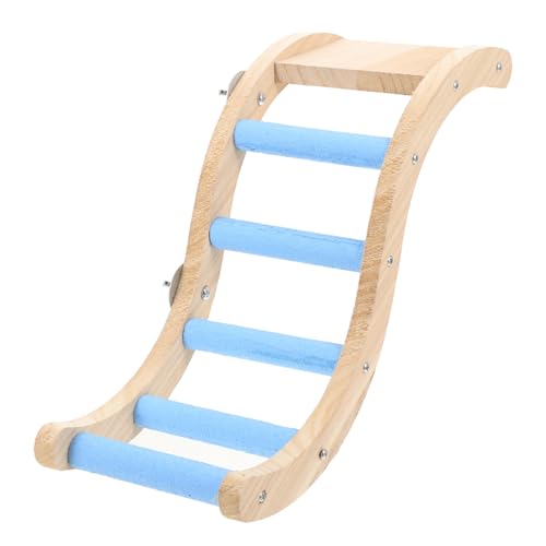 UPKOCH Papageien Kletterleiter Holzspielzeug für Vogelkäfig Interaktive Vogel Leiter zum Klettern und Krallen Schleifen Blaues für Wellensittiche und Kleine Vögel zur Geistigen und UPKOCH Papageien Kletterleiter Holzspielzeug für Vogelkäfig Interaktive Vogel Leiter zum Klettern und Krallen Schleifen Blaues für Wellensittiche und Kleine Vögel zur Geistigen und von UPKOCH