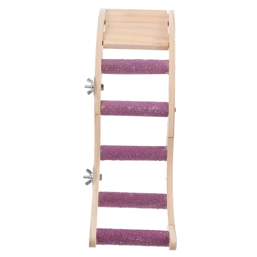 UPKOCH Papageienspielzeug Holzleiter Kletterspielzeug für Vögel Natürliche Holzleiter Haustierspielzeug für Wellensittich Nymphensittich Kleiner Vogel Käfig Zubehör von UPKOCH