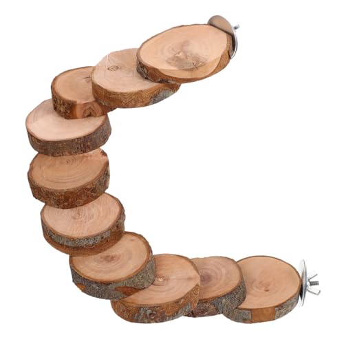 UPKOCH Parakeet Holzleiter aus Bissfestem Apfelholz Kletterleiter für Wellensittiche und Hamster Langlebiges Vogelkäfig Zubehör zur Beschäftigung und Zahnpflege Lang UPKOCH Parakeet Holzleiter aus Bissfestem Apfelholz Kletterleiter für Wellensittiche und Hamster Langlebiges Vogelkäfig Zubehör zur Beschäftigung und Zahnpflege Lang von UPKOCH