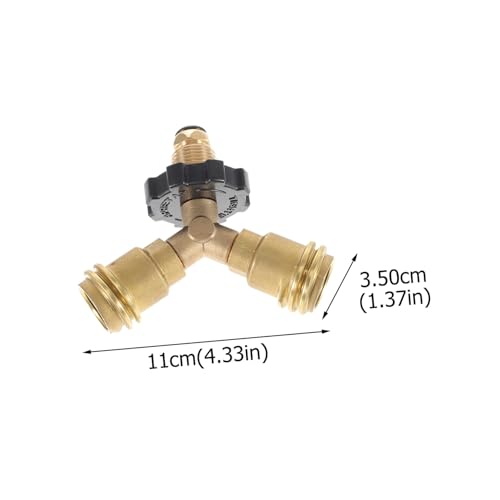 UPKOCH Propangas Splitter aus Type Tank Tee Anschluss Y Förmiger Verteiler für Grill Campingkocher Rauchgerät Einfache Installation Hohe Dichtheit Langlebiger Gasadapter für Gasgeräte UPKOCH Propangas Splitter aus Type Tank Tee Anschluss Y Förmiger Verteiler für Grill Campingkocher Rauchgerät Einfache Installation Hohe Dichtheit Langlebiger Gasadapter für Gasgeräte von UPKOCH