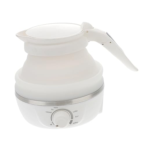 UPKOCH Reisewasserkocher Reise-Wasserkocher Tragbarer Wasserkocher Wasserkrug Isolierte 100–240 V Wasserkocher Silikon-Wasserkocher 700 Ml 850 W Wasserkocher Faltbarer von UPKOCH