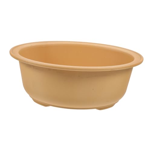 UPKOCH Resin Pflanztopf für Sukkulenten Dekorativer Blumentopf mit Drainagelöchern Indoor Übertopf für und Schreibtisch von UPKOCH